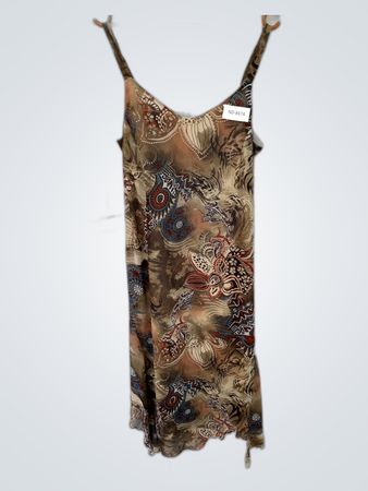 Abito Paisley Marrone