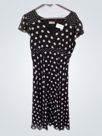 Black and White Polka Dot Dress
