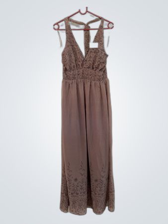 Brown Floral Jumpsuit
