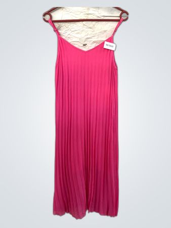 Pink Pleated Dress