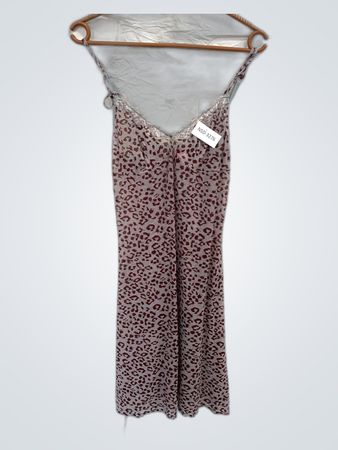 Lace-Trimmed Leopard Print Jumpsuit