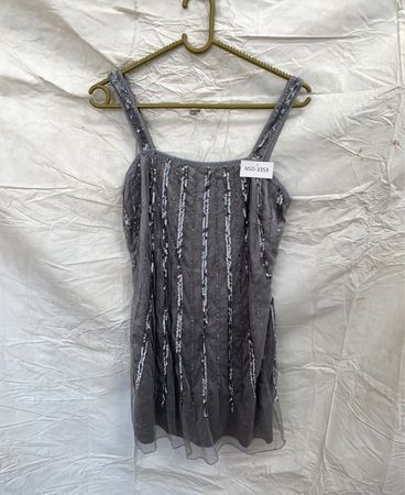 Gray Sequin Dress