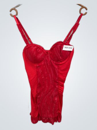 Red Lace Bodysuit