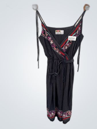 Gillian Paul Black Floral Jumpsuit