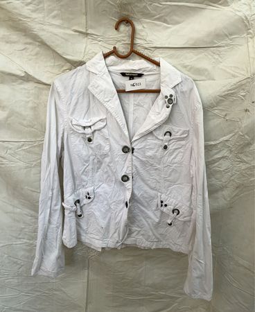 Salt & Pepper White Jacket