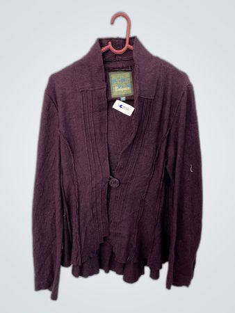 Bohemia Purple Knit Cardigan