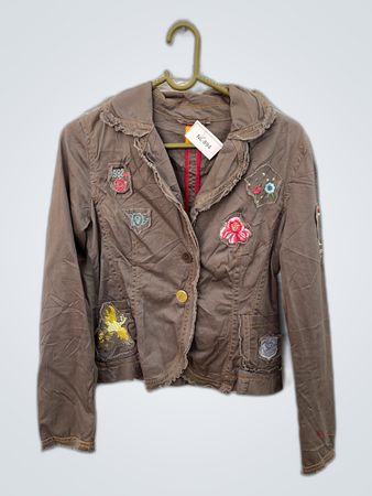 Brown Embroidered Jacket