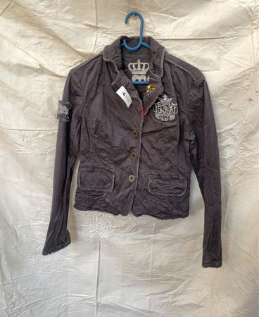 Gray Embellished Jacket