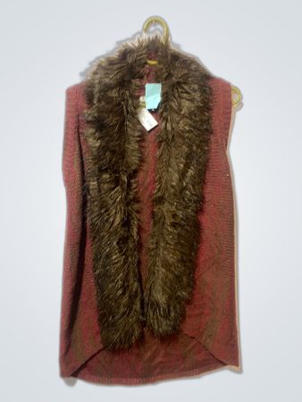 Fur Trim Vest
