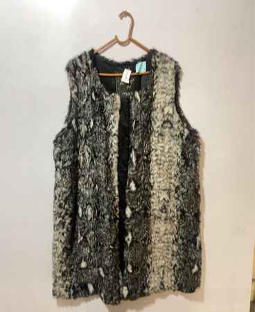 Furry Gray Vest