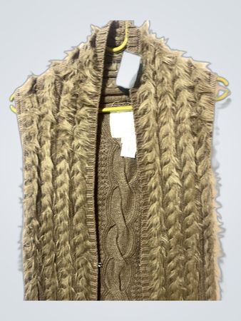 Brown Knit Vest