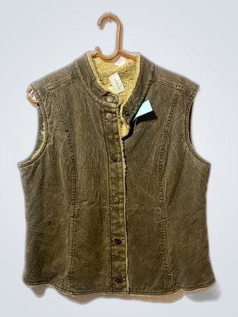 Green Denim Vest