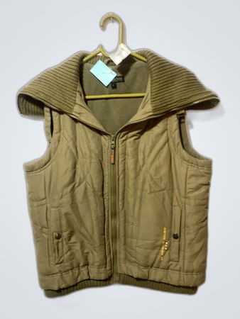 Olive Green Puffer Vest