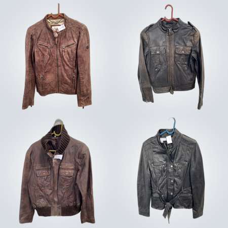 Leather Jacket Bundle Miani Lu Kookai Oakwood Bonita Oudilai 7pcs Mix Lot