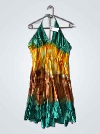 Tie Dye Halter Dress