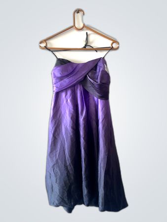Purple and Black Dress