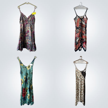 Y2K Bohemian Print Dresses