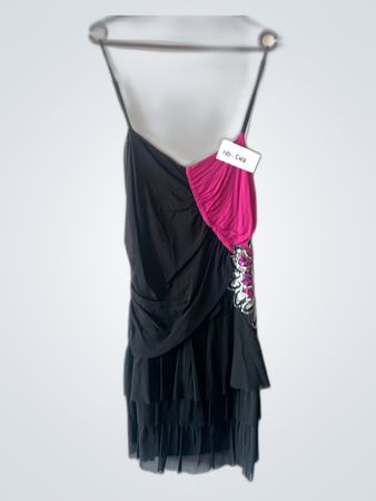 Bodyflirt Black and Pink Dress