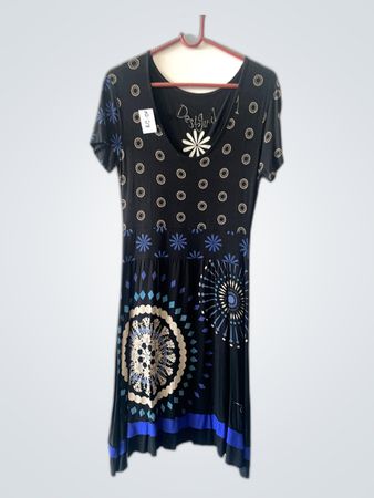 Desigual Black Floral Dress