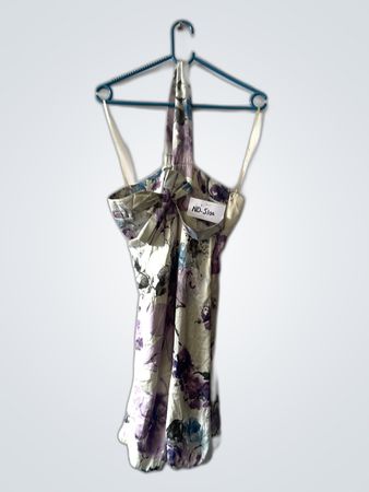 Floral Halter Neck Dress