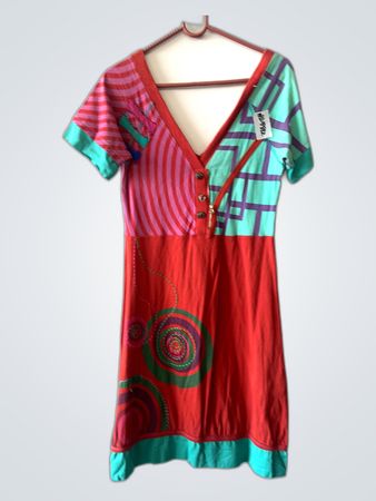 Colorful Patchwork Dress