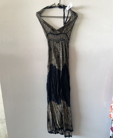 Black and Gold Dress