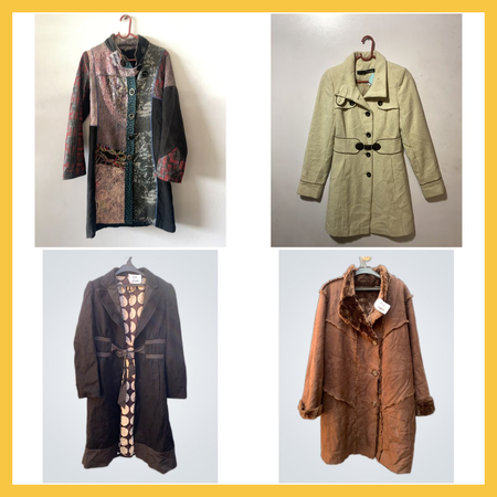 Vintage Style afghan Coats Mix (FV-329)