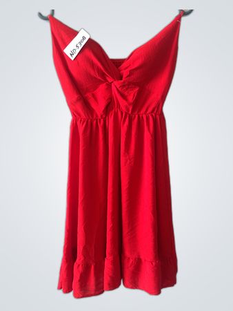 Red Sleeveless Dress