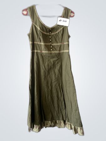 Green Sleeveless Dress