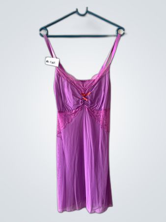 Purple Chemise with Lace Details