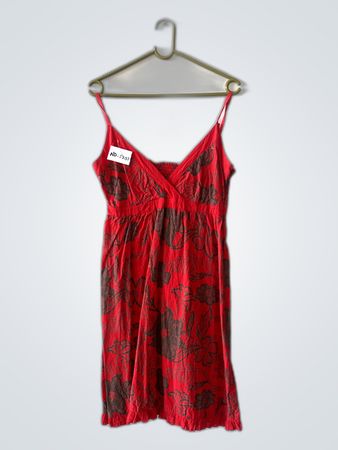 Red Floral Dress
