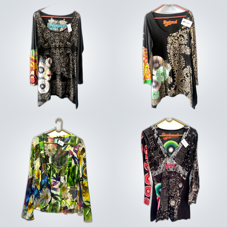 desigual printed blouse