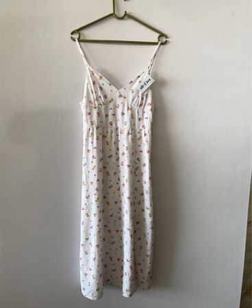 White Floral Dress