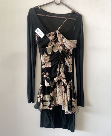 Black Floral Dress