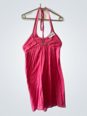 Pink Halter Neck Dress