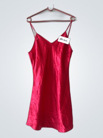 Red Satin Nightgown