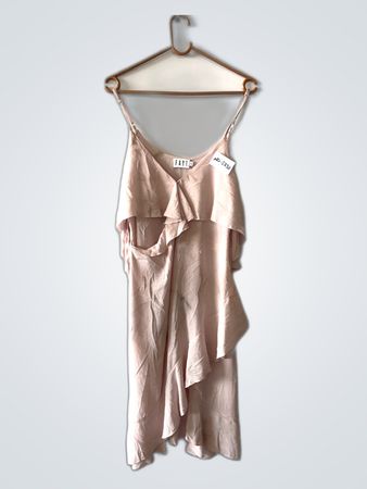 FAYT Pink Spaghetti Strap Dress