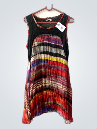 Multicolored Striped Dress