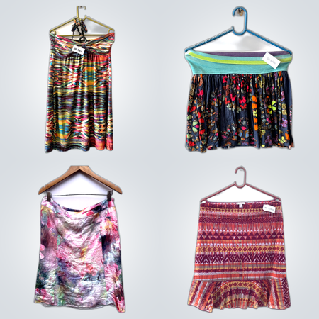 Mixed Color Skirt (FV-577)