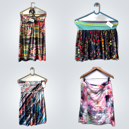Mixed Color Skirt Collection (FV-493)