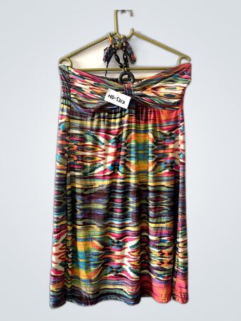 Multicolored Striped Dress
