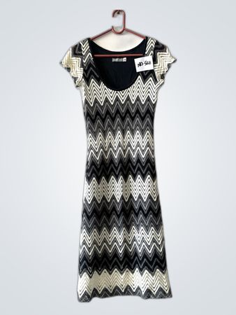 Grey Wolf Chevron Pattern Dress
