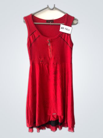 Red Sleeveless Dress