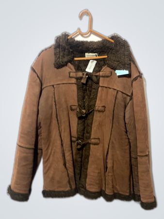 Brown Faux Fur Jacket
