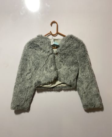Grey Fur Jacket
