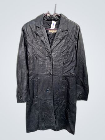 Black Leather Coat