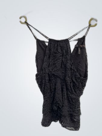 Black Ruffled Dress