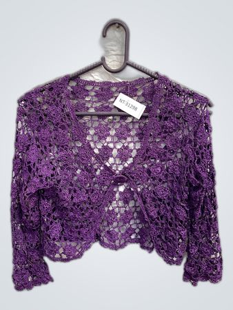 Purple Crochet Top