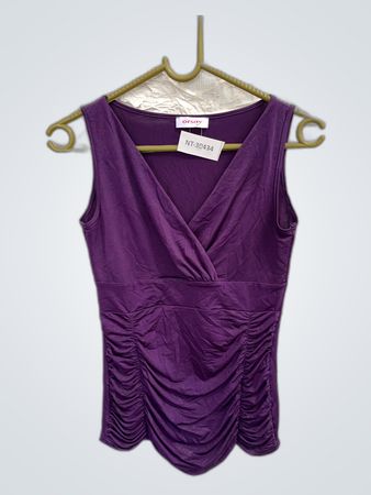 Orsay Purple Sleeveless Top