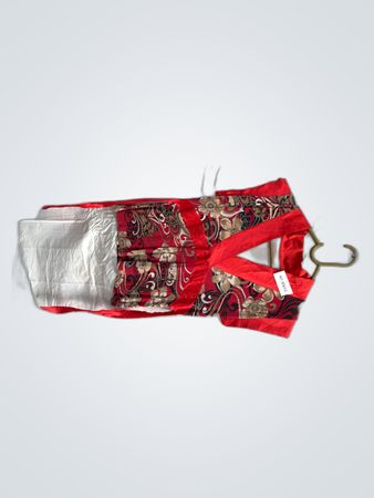 Red Floral Apron